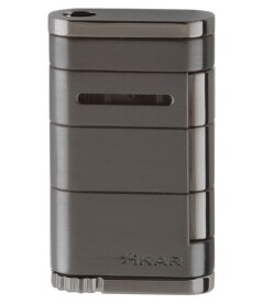 Xikar Allume Single Torch Lighter Steel Silver