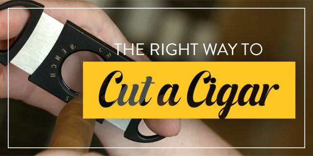 The Right Way to Cut a Cigar